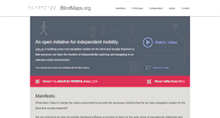 Desktop Screenshot of blindmaps.org